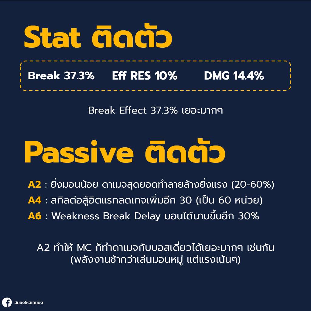 honkai star rail stat and passive
