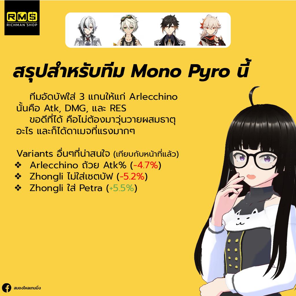 genshin impact arlecchino mono pyro