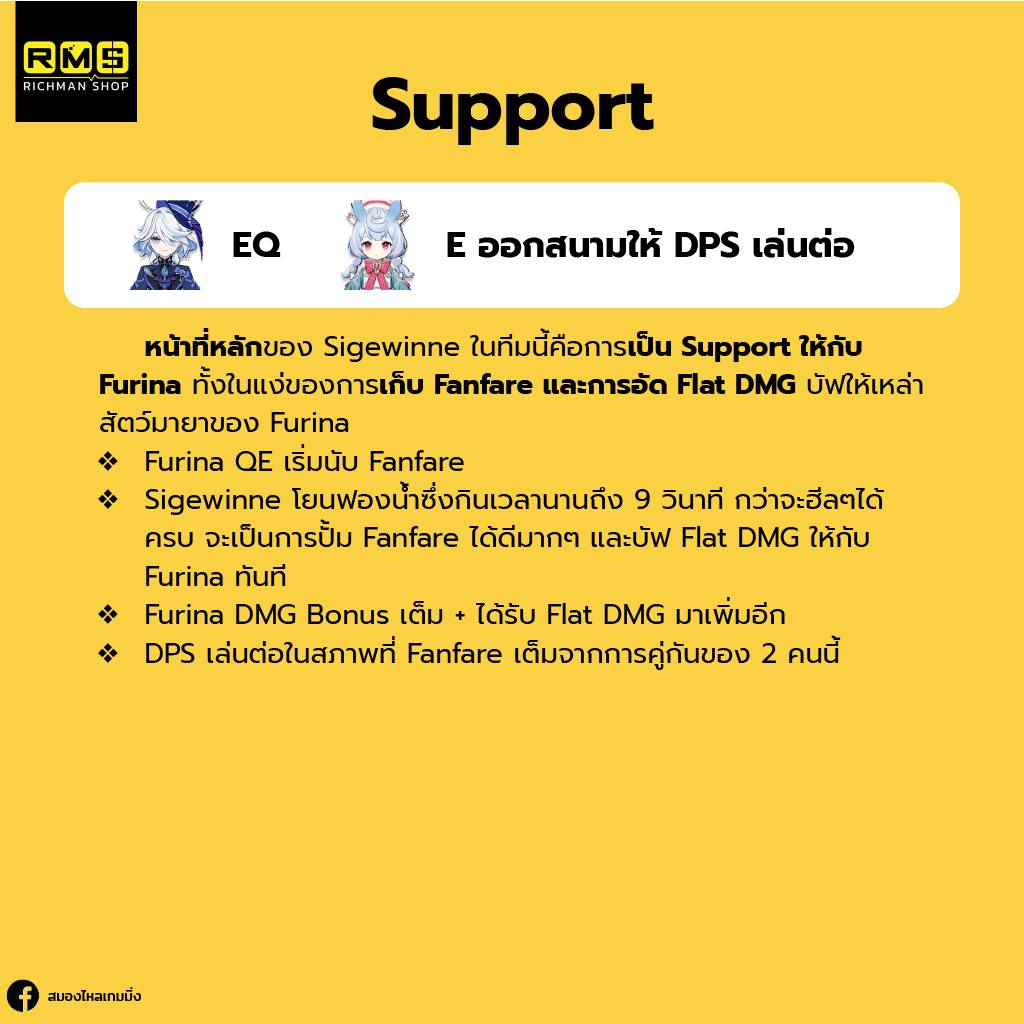 genshin impact sigewinne support