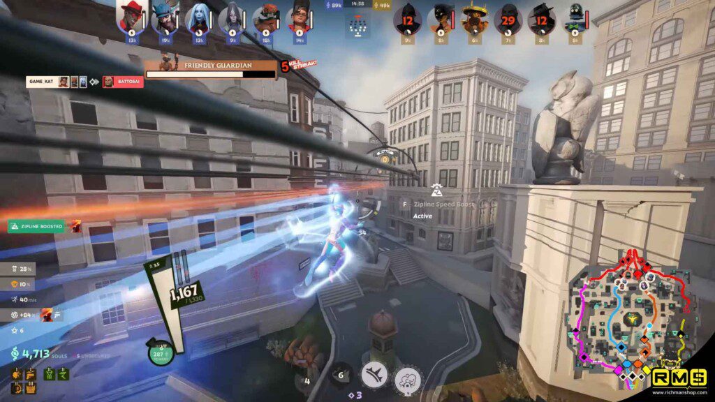 Deadlock มีโหนสลิงได้ด้วย โหนไปหา Walker เลย